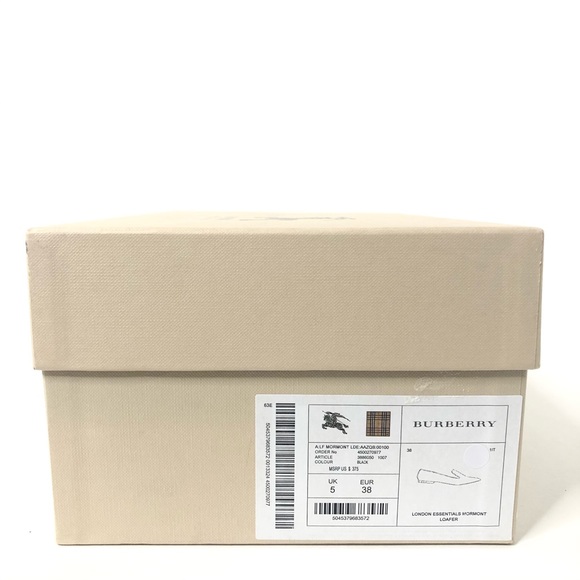 Burberry London Essentials Mormont Black Loafers - Picture 12 of 13